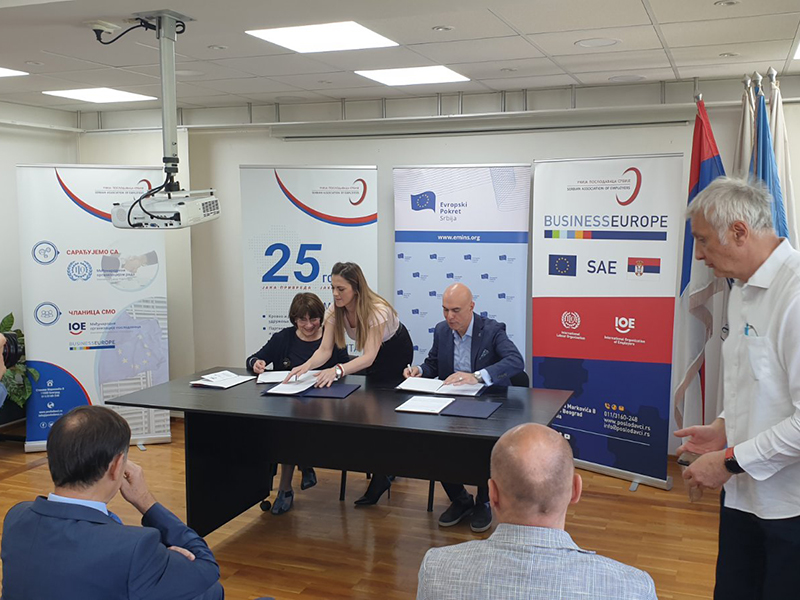 Evropski pokret u Srbiji i UPS potpisali memorandum o saradnji